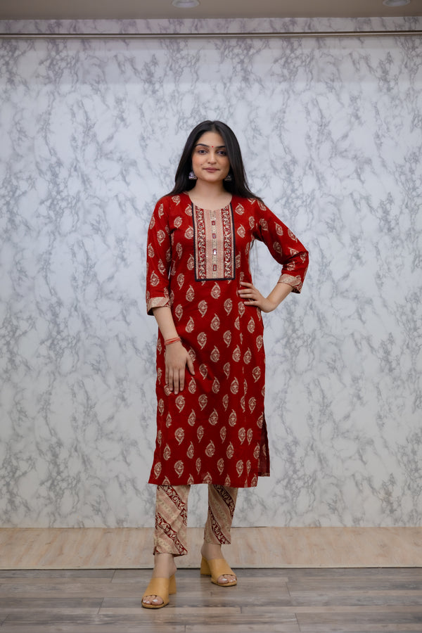 Kurti Pant Set