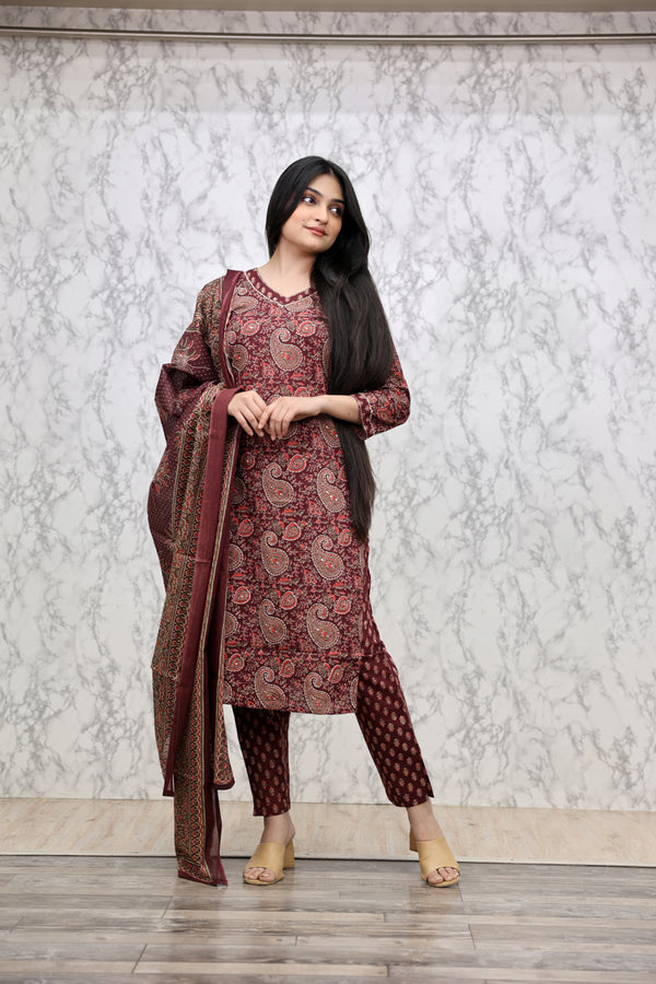 Kurti Pant Dupatta Set