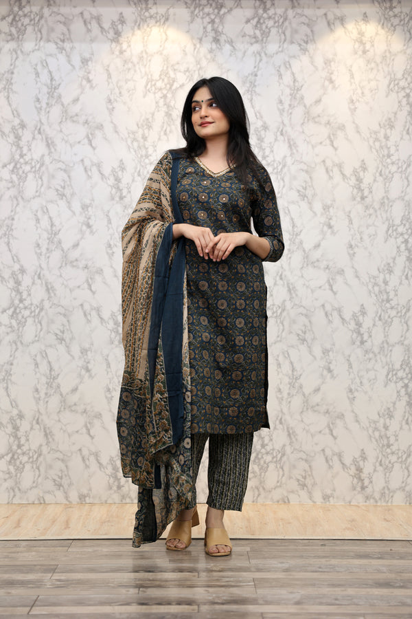 Kurti Pant Dupatta Set