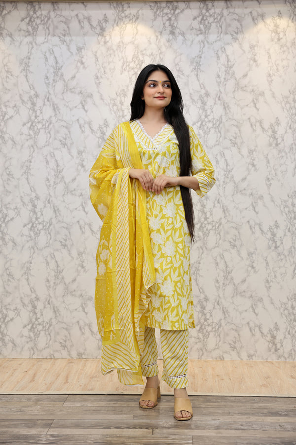 Kurti Pant Dupatta Set