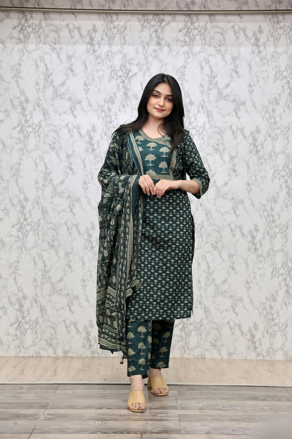 Kurti Pant Dupatta Set