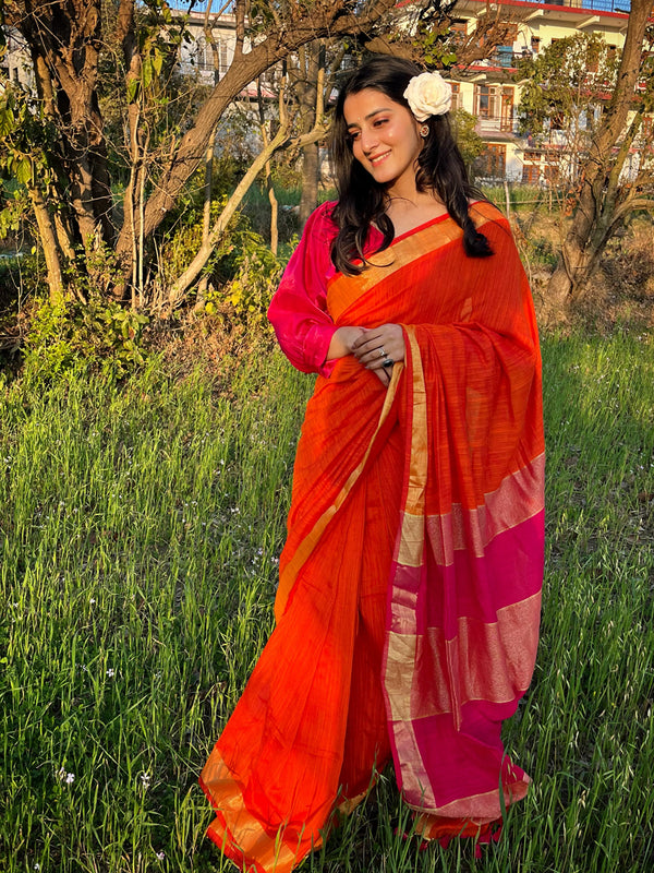 Cotton saree