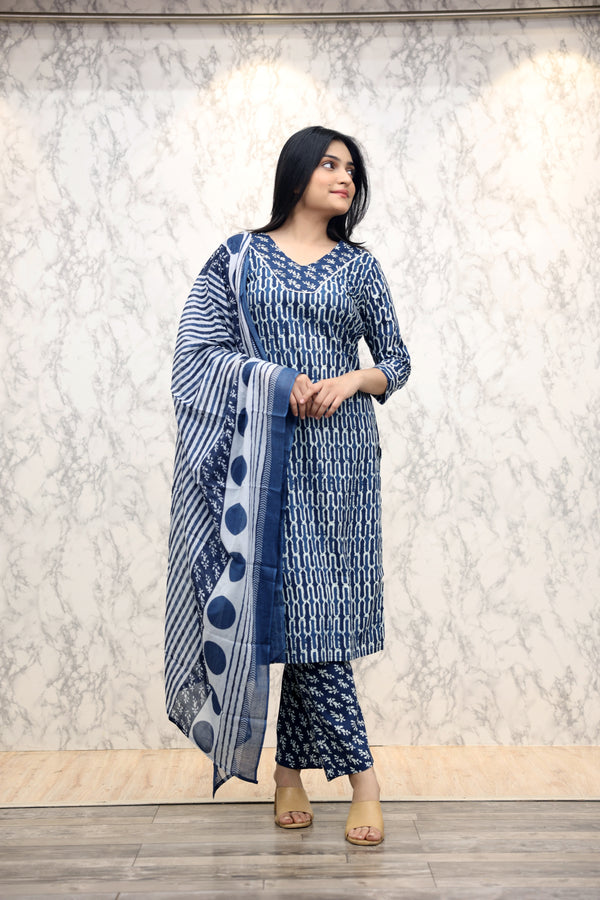 Kurti pant Dupatta Set