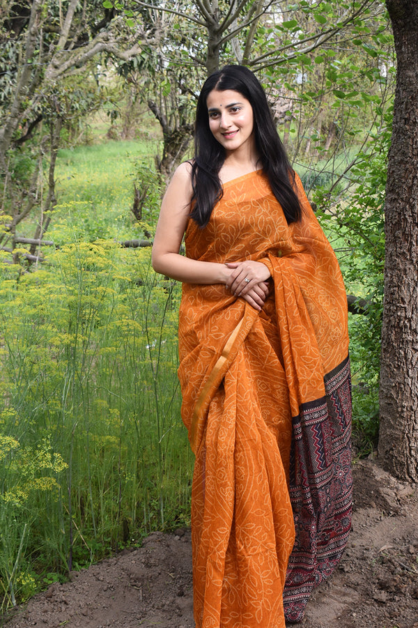 Cotton saree